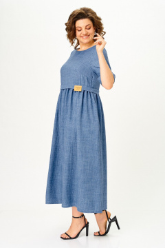 Платье Michel chic 2132/1 деним - фото 3