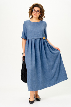 Платье Michel chic 2132/1 деним - фото 2