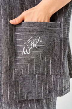 Брюки, жакет Диомант 2167 серый - фото 3