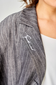 Брюки, жакет Диомант 2167 серый - фото 2