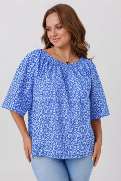 Блуза Anastasia м-1251.1 голубой - фото 2
