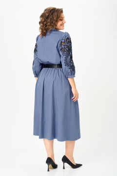 Платье Rishelie 996.2 голубой - фото 4