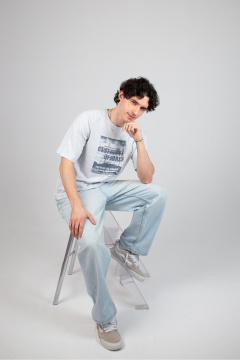 Футболка Купалинка 268403 светло-серый - фото 4