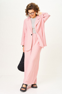 Брюки, жакет Michel chic 1446/1 зеферно-розовый - фото 5
