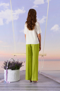 Джемпер Barbara Geratti С4693BG молочный/лаванда - фото 2