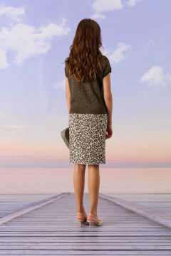 Джемпер Barbara Geratti С4930BG хаки - фото 3