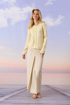 Жакет Barbara Geratti С4961BG пудра/лайм - фото 3