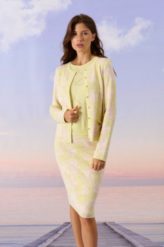 Жакет Barbara Geratti С4961BG пудра/лайм - фото 1