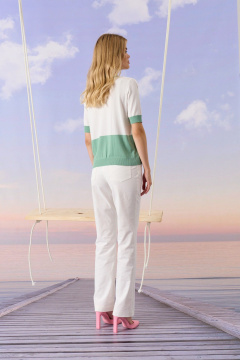 Джемпер Barbara Geratti С4969BG молочный/мох - фото 2