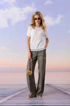 Джемпер Barbara Geratti С4992BG белый/кора - фото 2