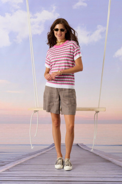 Джемпер Barbara Geratti С5003BG розовый/кора - фото 2