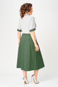 Платье Aira Style 24432 зеленый - фото 5