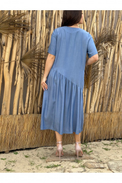 Платье Anastasia м-1233 деним - фото 5