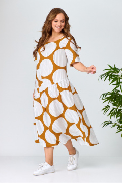 Платье Anastasia м-999.1 молочный - фото 4