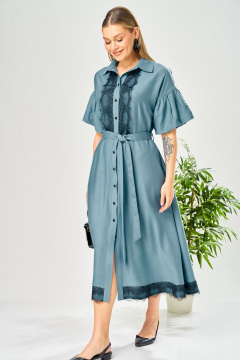 Платье AVA fashion М-198 джинс - фото 3