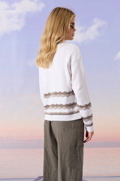 Джемпер Barbara Geratti С5006BG молочный/кора - фото 3