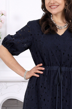 Платье Ninele 6112 синий - фото 3