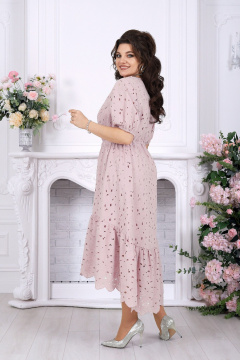 Платье Ninele 6112 пудра - фото 4