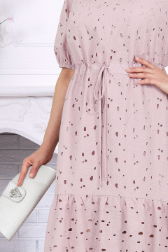 Платье Ninele 6112 пудра - фото 2