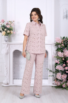 Блуза, брюки Ninele 7532 пудра - фото 4