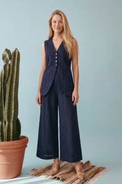 Брюки, жилет Lokka 1908 глубокий_темно-синий - фото 2