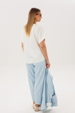 Блуза, брюки, жакет Fantazia Mod 5385 голубой - фото 4