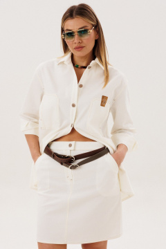 Рубашка, юбка Fantazia Mod 5397 молочный - фото 2