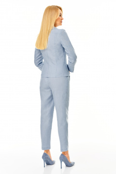 Брюки, жакет DOGGI 2848/1 голубой - фото 4