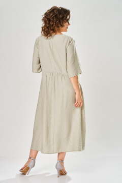 Платье Диомант 2182 бежевый - фото 4