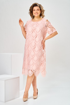 Платье Romanovich Style 1-2181 пудровый - фото 4