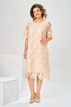 Платье Romanovich Style 1-2181 кремовый - фото 4