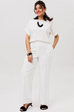 Брюки Anelli 1540.1 молочный-пунш - фото 2