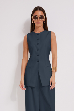 Брюки, жилет N.O.W. 1575-1 синий - фото 5