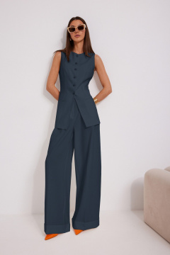 Брюки, жилет N.O.W. 1575-1 синий - фото 1