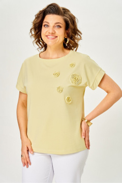 Джемпер Rumoda 2288 желтый - фото 3