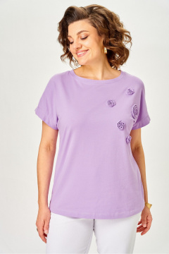 Джемпер Rumoda 2288 сиреневый - фото 4