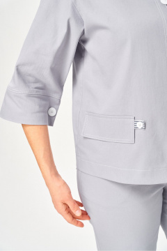 Брюки, жакет Vilena 1159 серый - фото 5