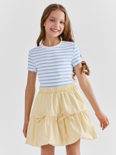 Футболка Mark Formelle 117912/25-41082П-1 голубая_полоска_на_белом - фото 1