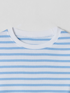 Футболка Mark Formelle 117912/25-41082П-1 голубая_полоска_на_белом - фото 3