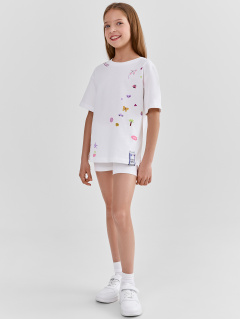 Футболка Mark Formelle 117915/25-38250П-0 белый_печать32_4_сл_на_пол_3_сл_на_спинке_ДК - фото 1