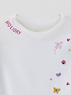 Футболка Mark Formelle 117915/25-38250П-0 белый_печать32_4_сл_на_пол_3_сл_на_спинке_ДК - фото 3