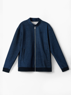 Толстовка Mark Formelle 121971/25-5565П-2 двухцветный_неви_1_сл_термотрансфер_на_пер_дет - фото 4