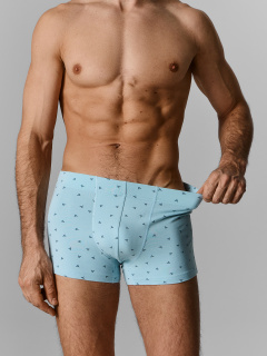 Трусы Mark Formelle 411230/25-4986П-5 треугольники_на_серо_бирюзовом - фото 1