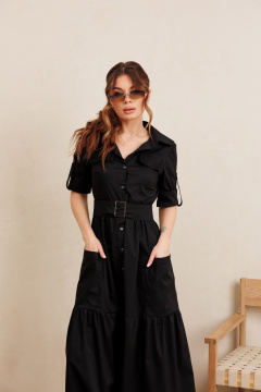 Платье AMORI 1004 черный - фото 2