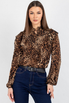 Блуза VIZAVI 815.1 леопарад - фото 1