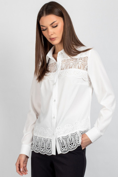 Блуза VIZAVI 747 молочный - фото 5