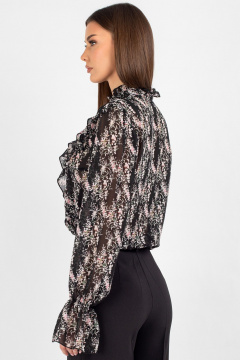 Блуза VIZAVI 744 цветы - фото 2
