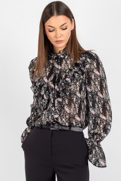 Блуза VIZAVI 744 цветы - фото 1
