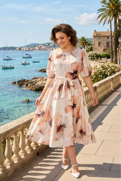 Платье Liliana 1536 пудра - фото 2