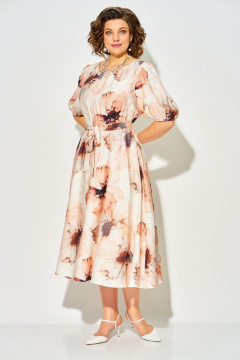 Платье Liliana 1536 пудра - фото 1
